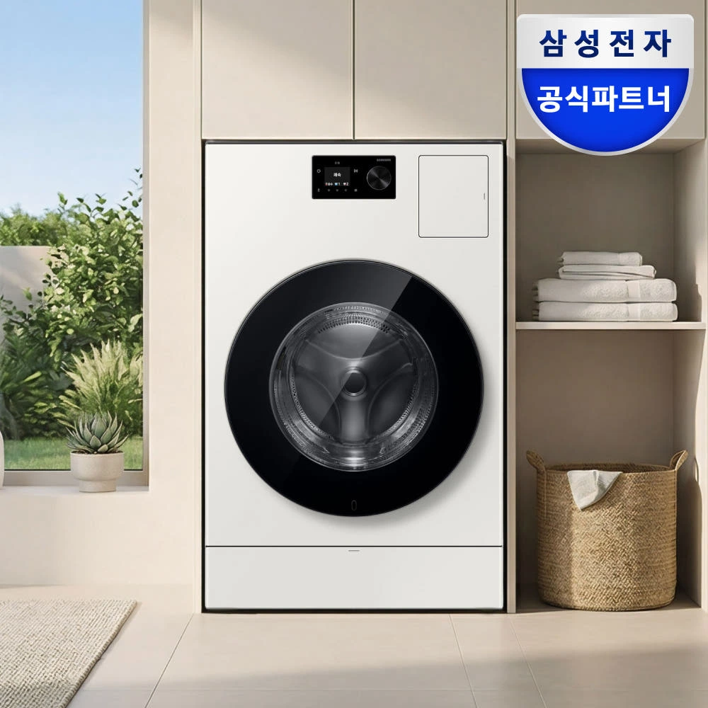 삼성 비스포크 AI콤보 세탁25kg 건조18kg 26년형 일체형 1등급 WD80H25BHY 실제 상품 이미지