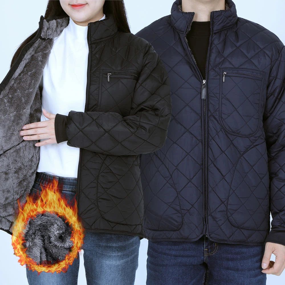 깔깔이 패딩 군대 군용 군인 방한 방상 내피 겨울 작업잠바 외투 돕바 누빔 보아털 빅사이즈 실제 상품 이미지